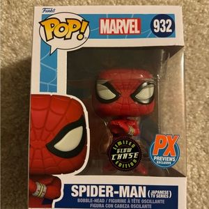 Limited Edition Glow in Dark Chase Pop of Spiderman